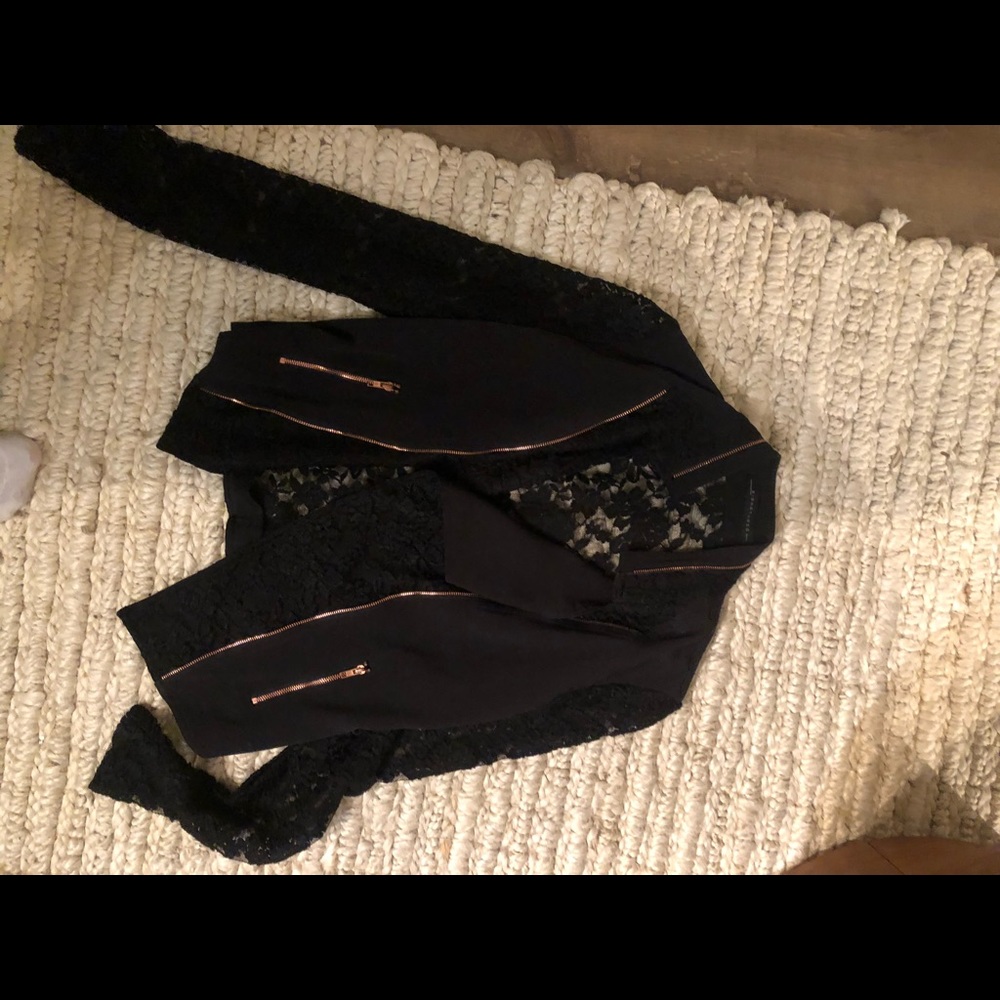 Black lace jacket